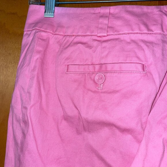 Talbots Womens Pink Chatham Pants 4P Cotton Blend - Picture 5 of 6